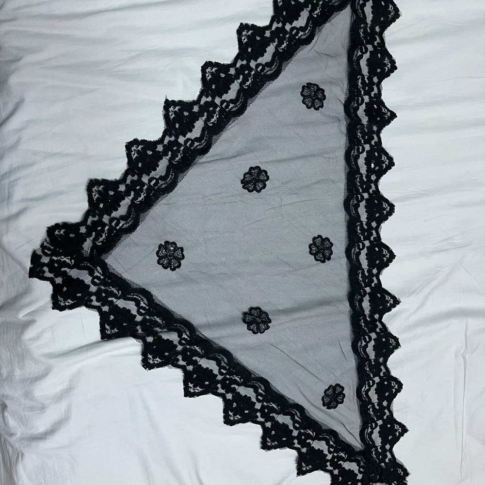 Lace Mantilla Veil for church